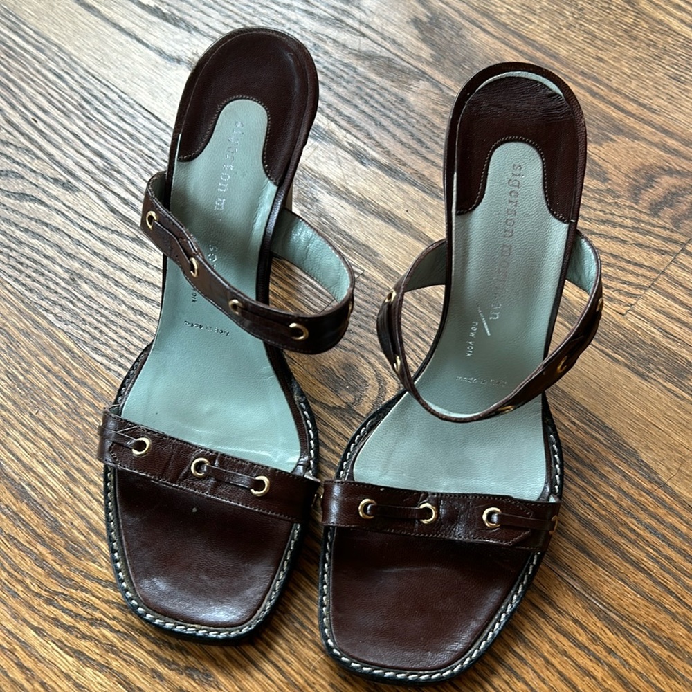 Brown heels